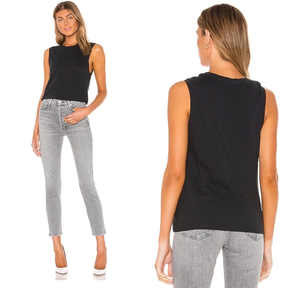 AGOLDE Ameenah Muscle Tee Tank Nocturne XS